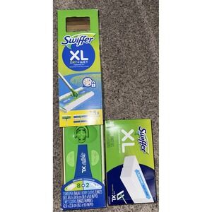 Swiffer XL Sweeper Dry/Wet Mop Kit - XL Sweeper, 8 Dry,‎  2 Wet, 1 Box Of 16